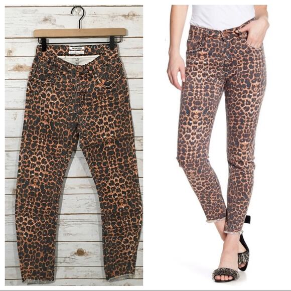 NWT One Teaspoon Black Cat Scallywags Frayed Jeans - 26 - Picture 1 of 10